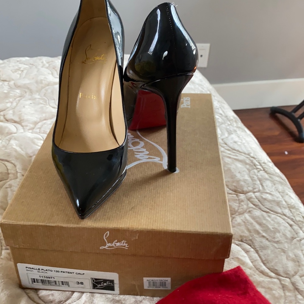 Christian louboutin pigalle Plato 120 patent calf